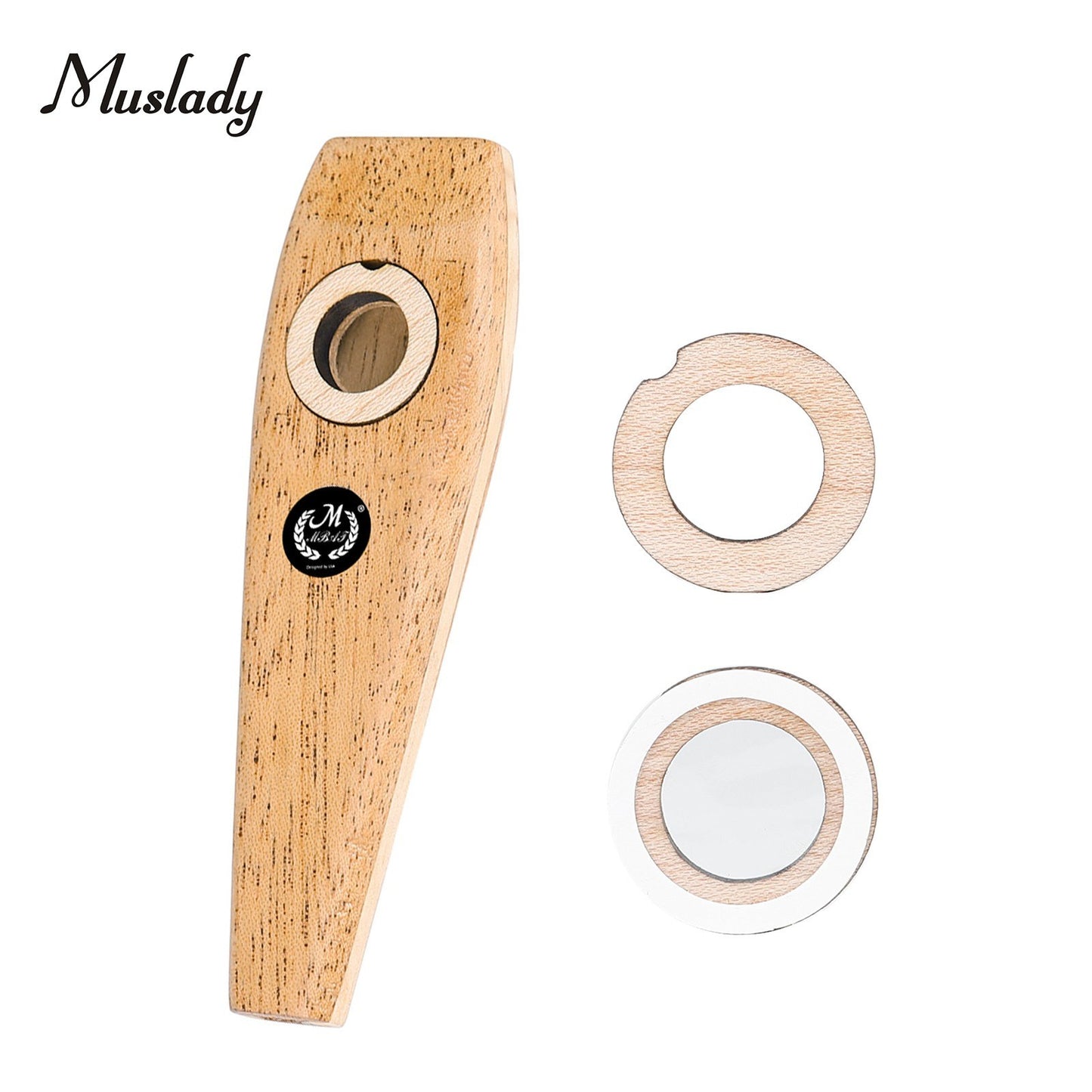 Easy-to-Learn Wooden Kazoo - Fun Musical Instrument Party Favor for All Ages