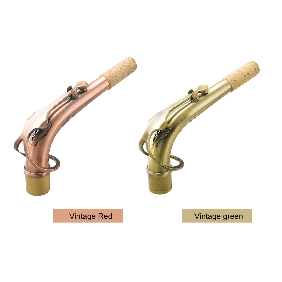 Alto Saxophone Neck Brass E-flat Bend 24.5mm Nozzle with Professional Leather Pad