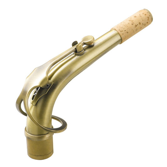 Alto Saxophone Neck Brass E-flat Bend 24.5mm Nozzle with Professional Leather Pad