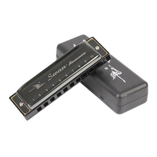 Swan 10-Hole Diatonic Blues Harmonica, Key of C - SW1020-7