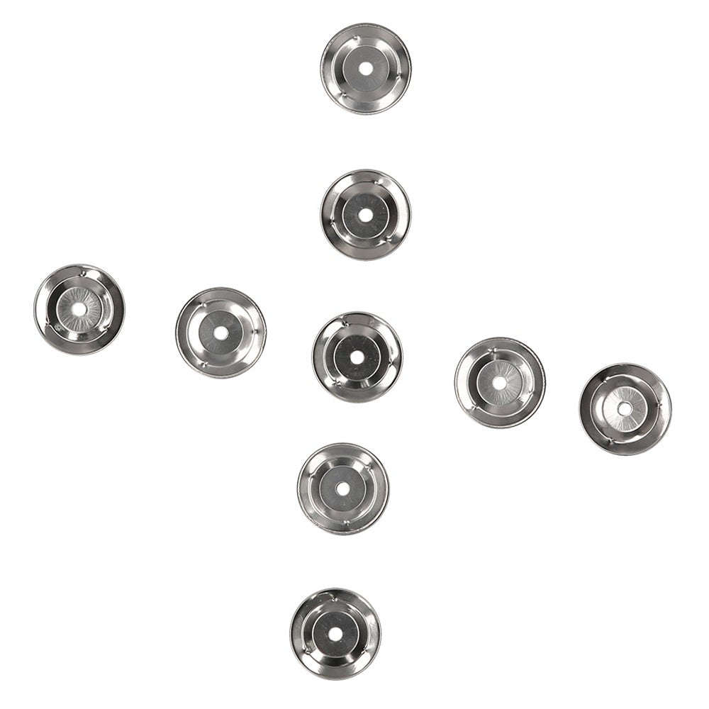50pcs Stainless Steel Tambourine Jingle Bells for Handbell and Church Use