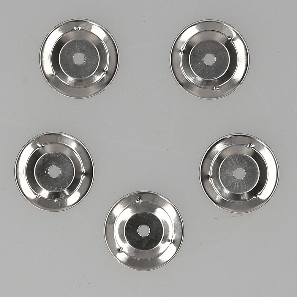 50pcs Stainless Steel Tambourine Jingle Bells for Handbell and Church Use