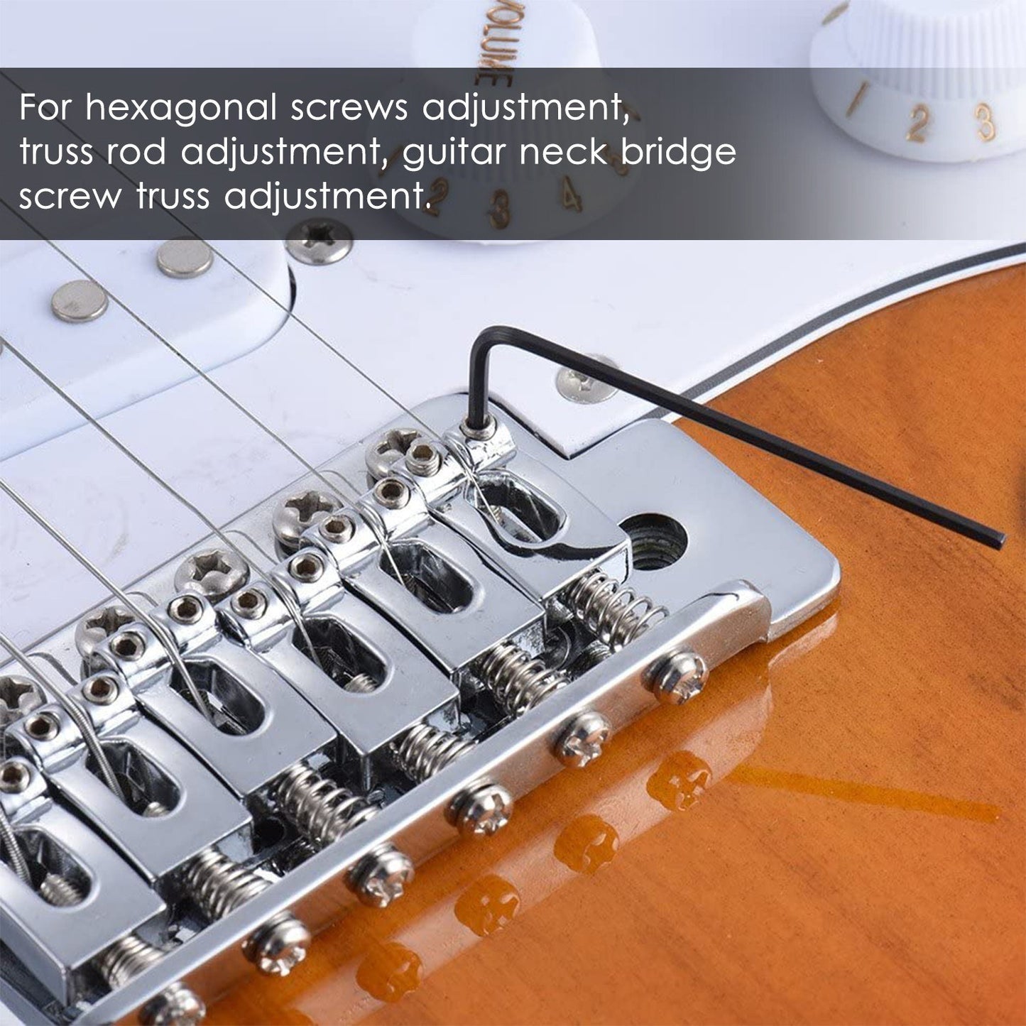 Muslady 11-Piece Guitar Hex Wrench Set
