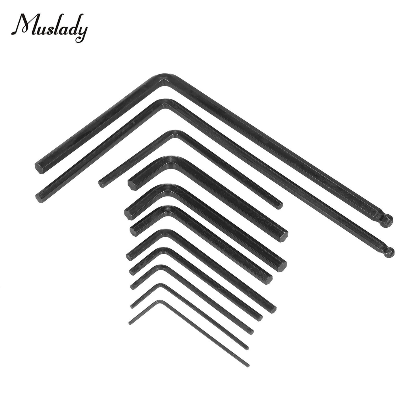 Muslady 11-Piece Guitar Hex Wrench Set