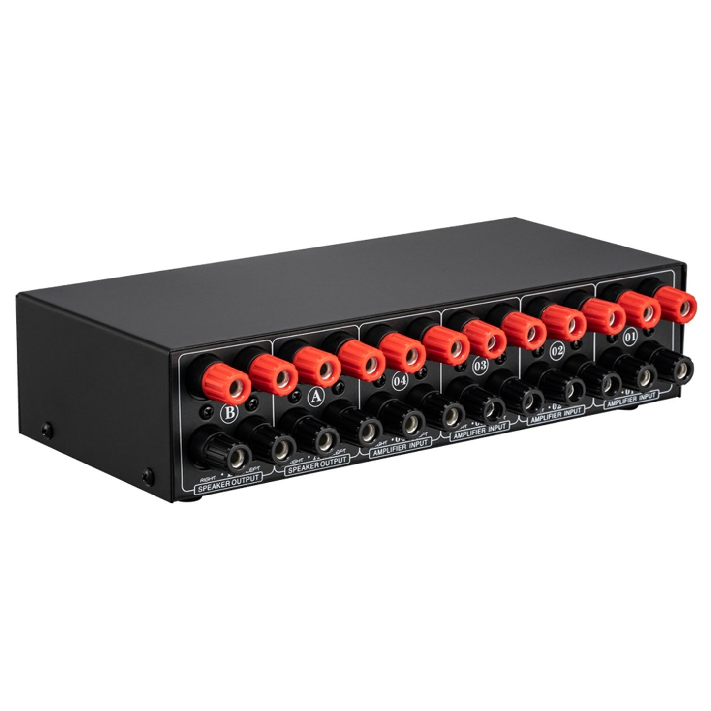 LYNEPAUAIO 4x2 Audio Switcher Signal Selector Splitter Box