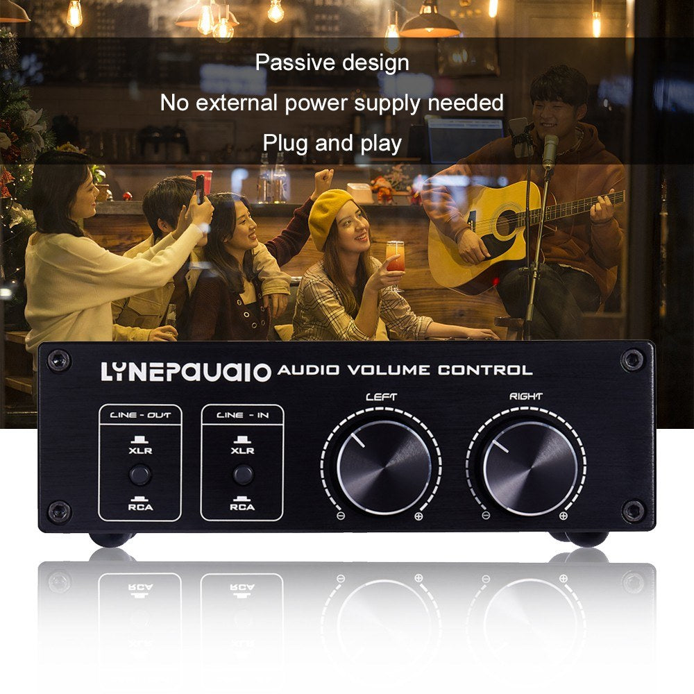 LYNEPAUAIO Dual Mode Audio Volume Controller - Balanced & Single-Ended