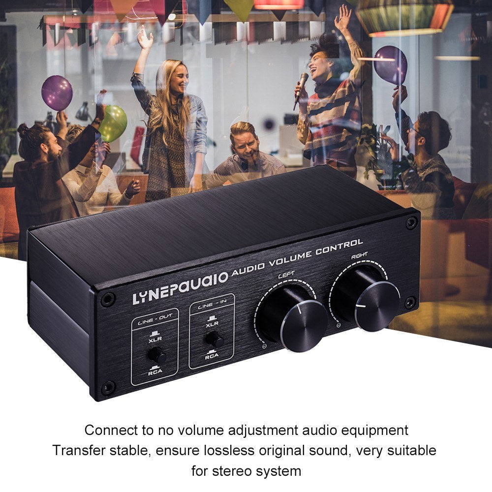 LYNEPAUAIO Dual Mode Audio Volume Controller - Balanced & Single-Ended