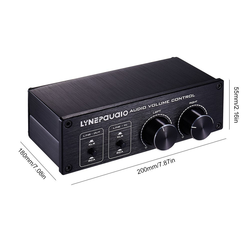 LYNEPAUAIO Dual Mode Audio Volume Controller - Balanced & Single-Ended