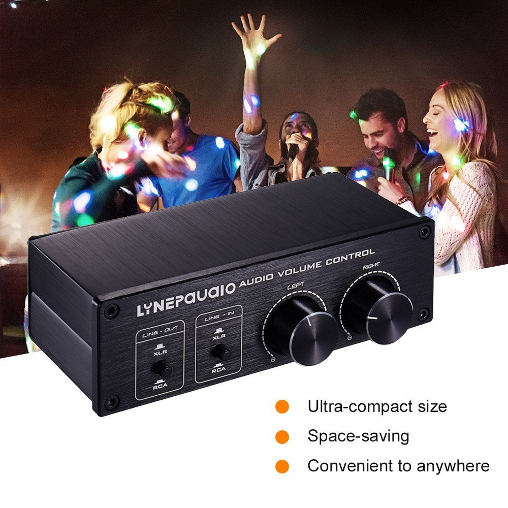 LYNEPAUAIO Dual Mode Audio Volume Controller - Balanced & Single-Ended