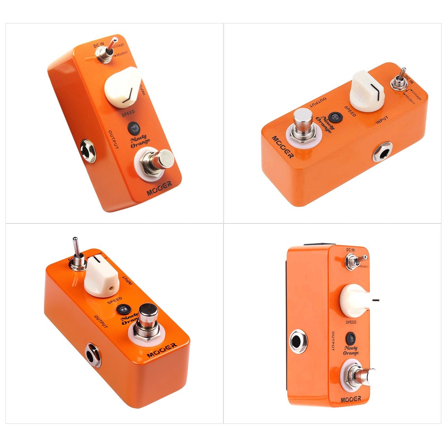 Mooer Ninety Orange Micro Analog Phaser Guitar Pedal True Bypass