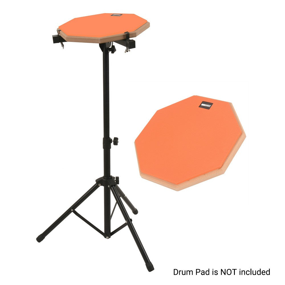 Dumb Drum Stand: 11-12 Inch Mute Drum Pad Holder for Practice & Percussion Silencer