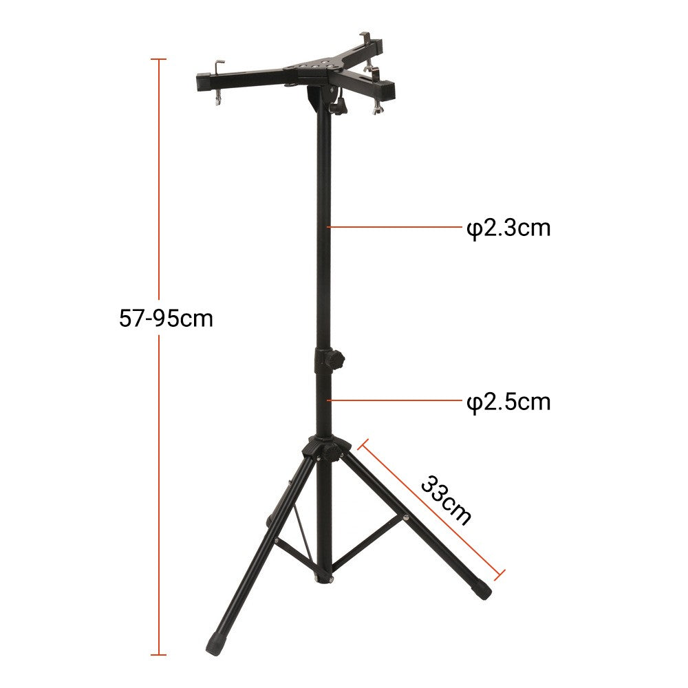 Dumb Drum Stand: 11-12 Inch Mute Drum Pad Holder for Practice & Percussion Silencer