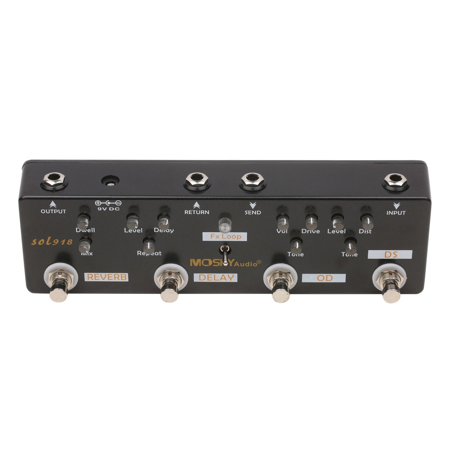 MOSKY Audio SOL918 5-in-1 Multi-Effect Guitar Pedal
