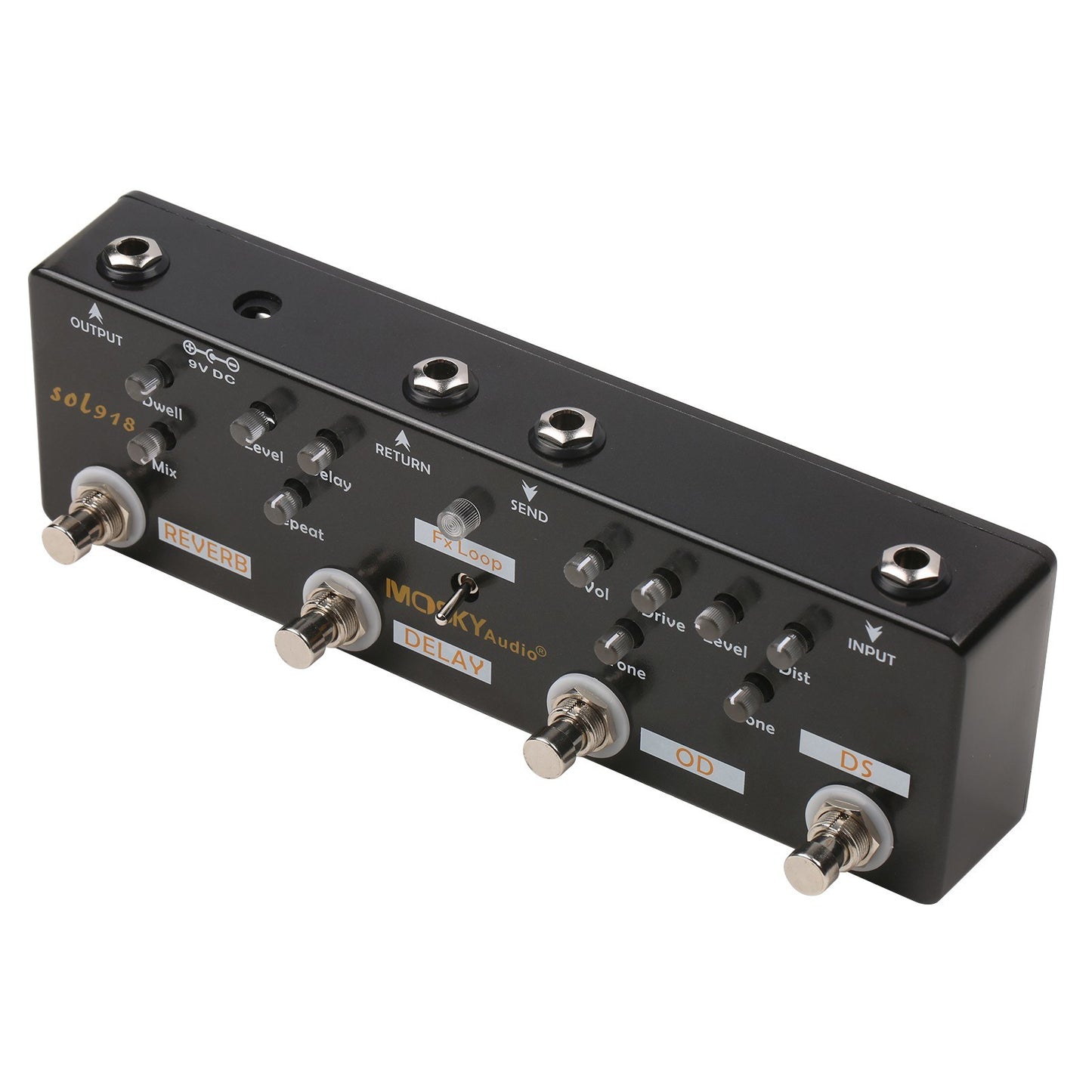 MOSKY Audio SOL918 5-in-1 Multi-Effect Guitar Pedal