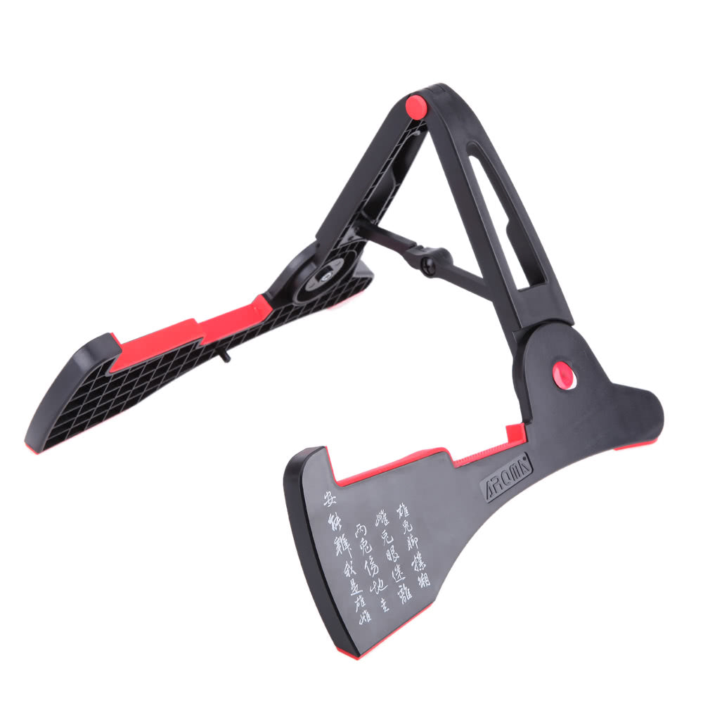 Compact Universal Rabbit Shape A-Frame Stand Holder for Guitars, Basses & Stringed Instruments - Aroma AGS-03