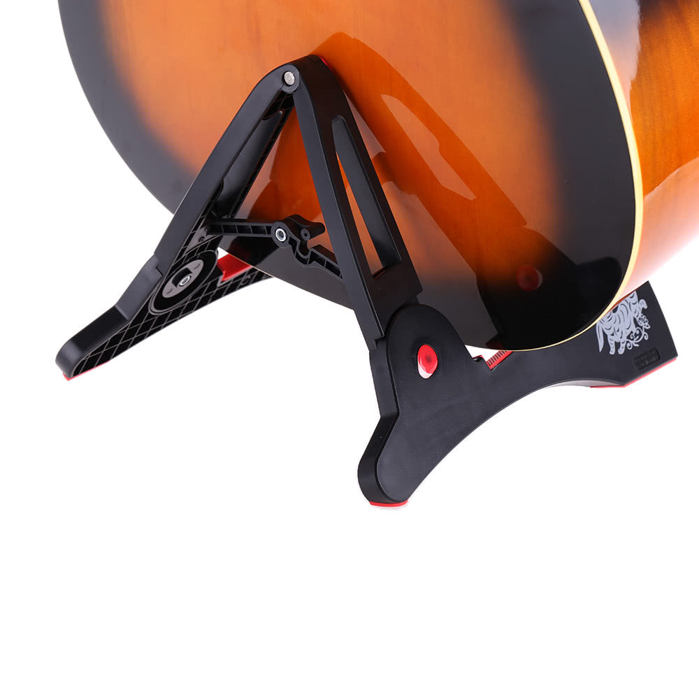 Compact Universal Rabbit Shape A-Frame Stand Holder for Guitars, Basses & Stringed Instruments - Aroma AGS-03