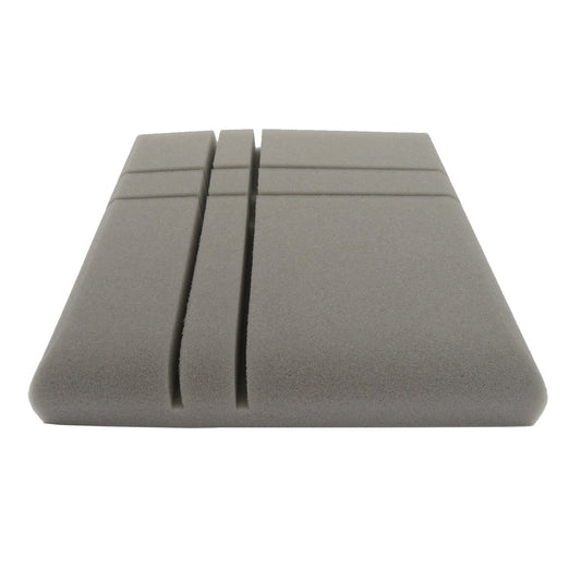 12-Pack Red High-Density Fiber Acoustic Panels, 30x30x5CM Soundproof Foam for Wall Decoration & Sound Insulation