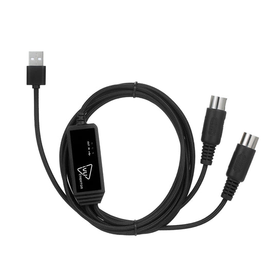 IVU CREATOR Universal 5 Pin MIDI to USB Cable Adapter, OS Compatible