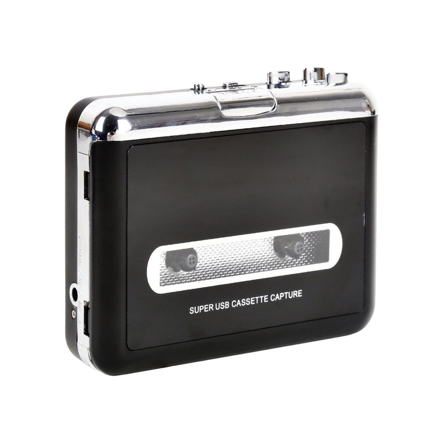 TONIVENT Portable Cassette to MP3 Converter with Detachable Speaker & AUX Input Compatible with PC/Laptop