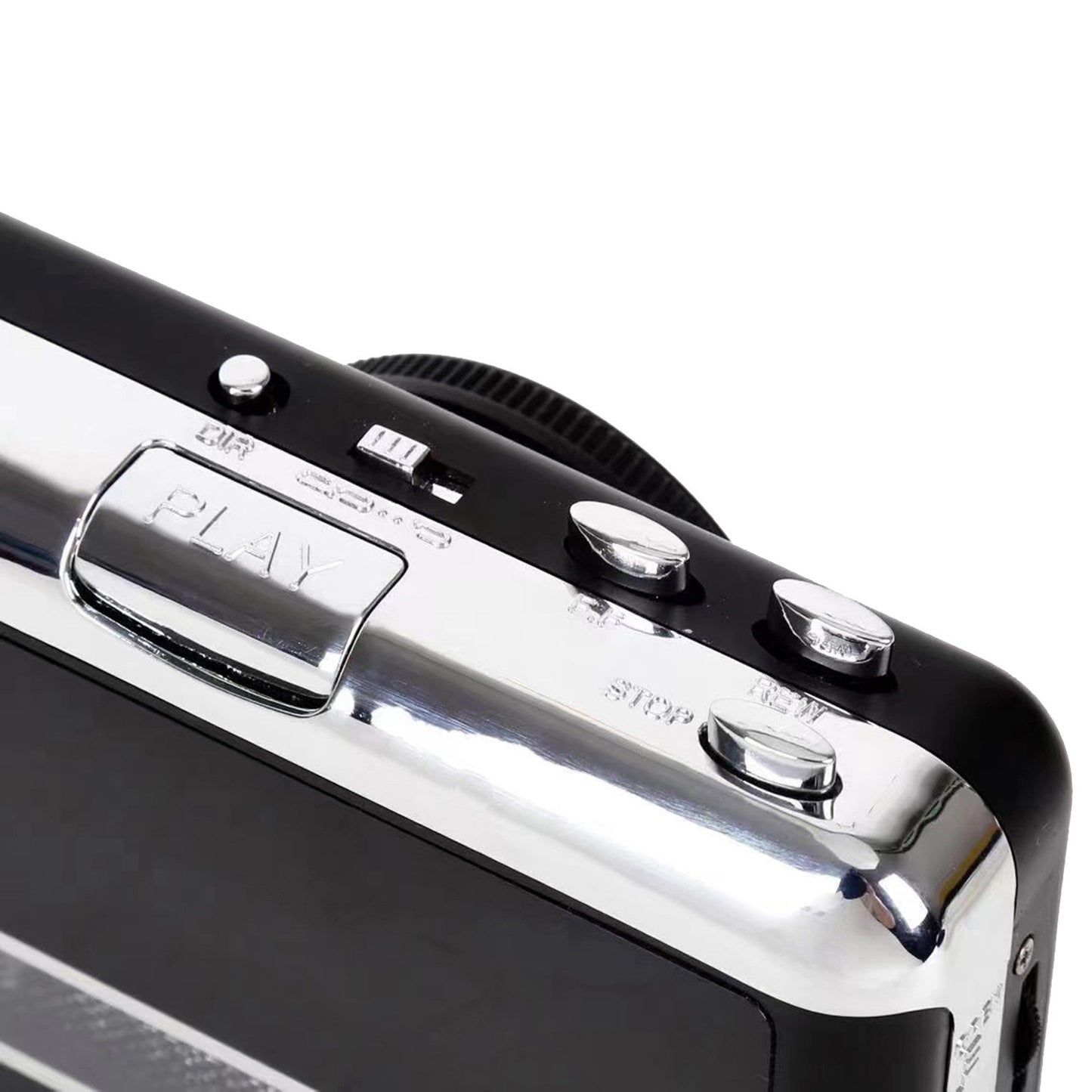 TONIVENT Portable Cassette to MP3 Converter with Detachable Speaker & AUX Input Compatible with PC/Laptop