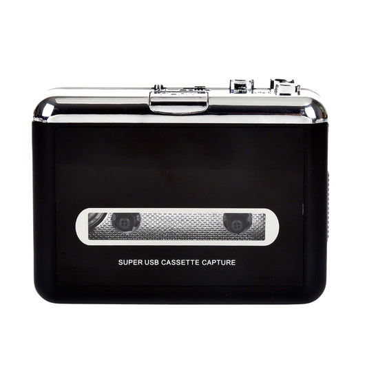 TONIVENT Portable Cassette to MP3 Converter with Detachable Speaker & AUX Input Compatible with PC/Laptop