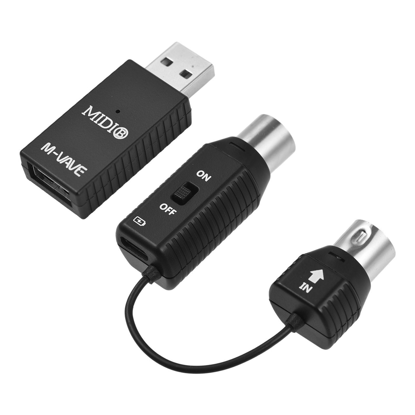 Mini Wireless MIDI Adapter M-VAVE MS1 Plug & Play Transmission System