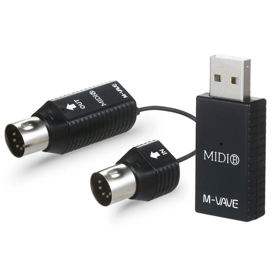 Mini Wireless MIDI Adapter M-VAVE MS1 Plug & Play Transmission System