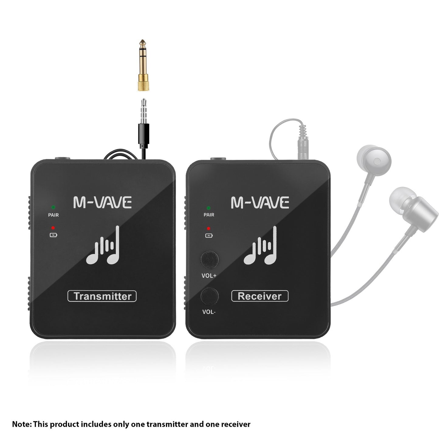 M-VAVE WP-10 Wireless Earphone Monitor System 2.4GHz Transmission