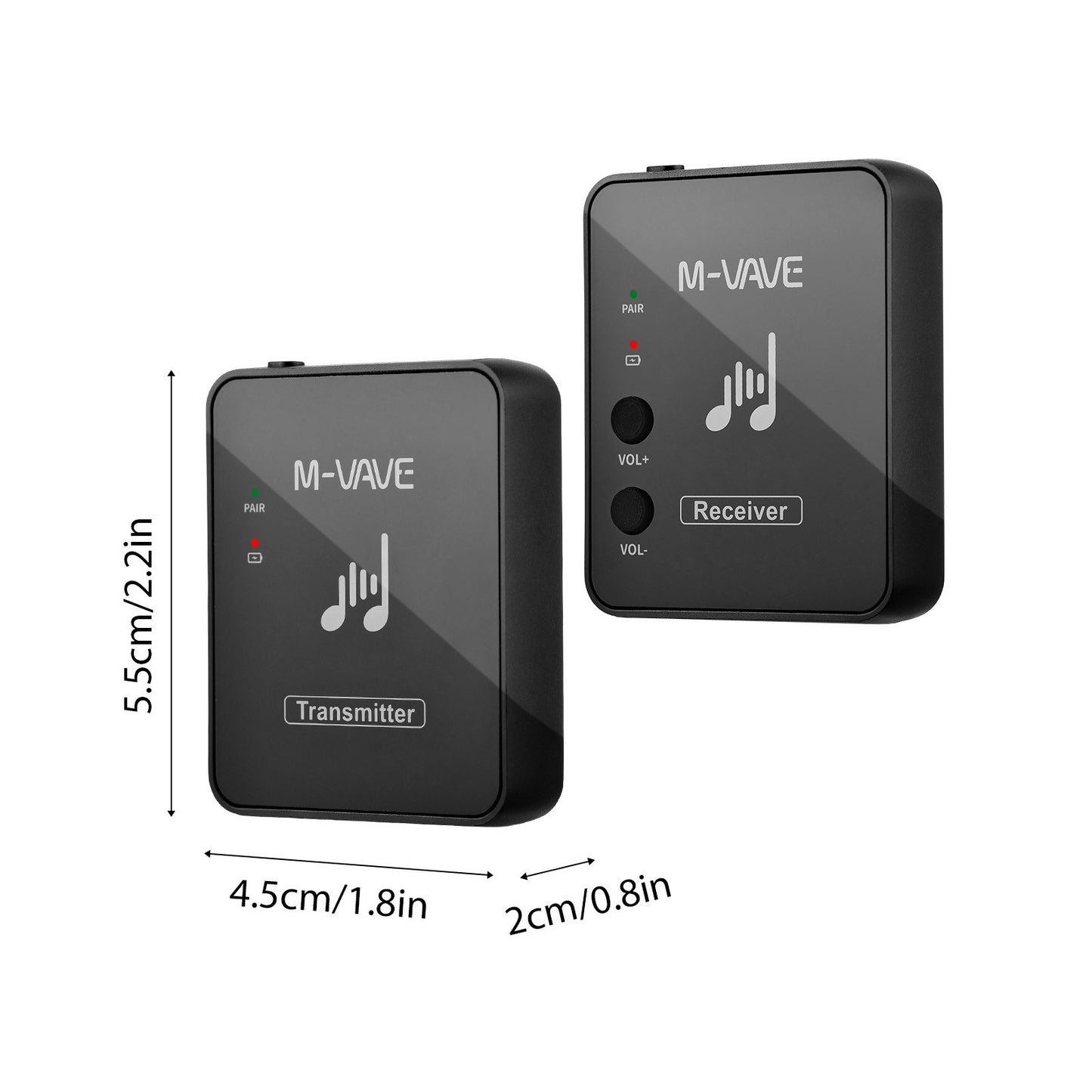 M-VAVE WP-10 Wireless Earphone Monitor System 2.4GHz Transmission