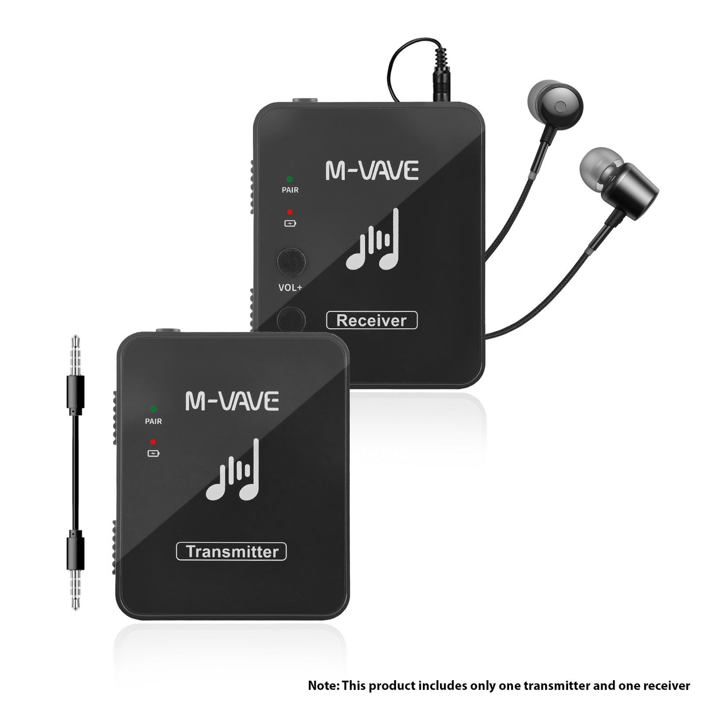 M-VAVE WP-10 Wireless Earphone Monitor System 2.4GHz Transmission