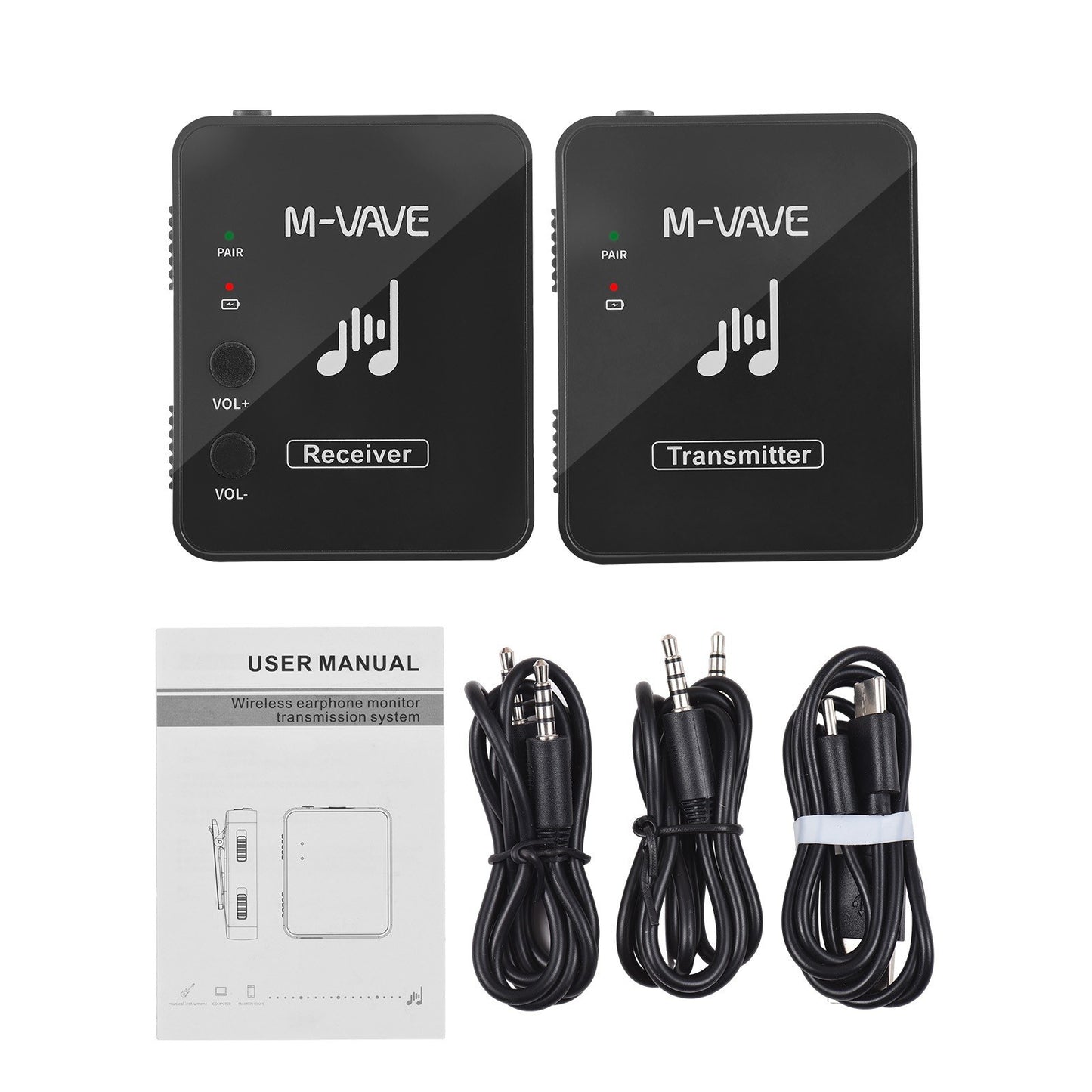 M-VAVE WP-10 Wireless Earphone Monitor System 2.4GHz Transmission