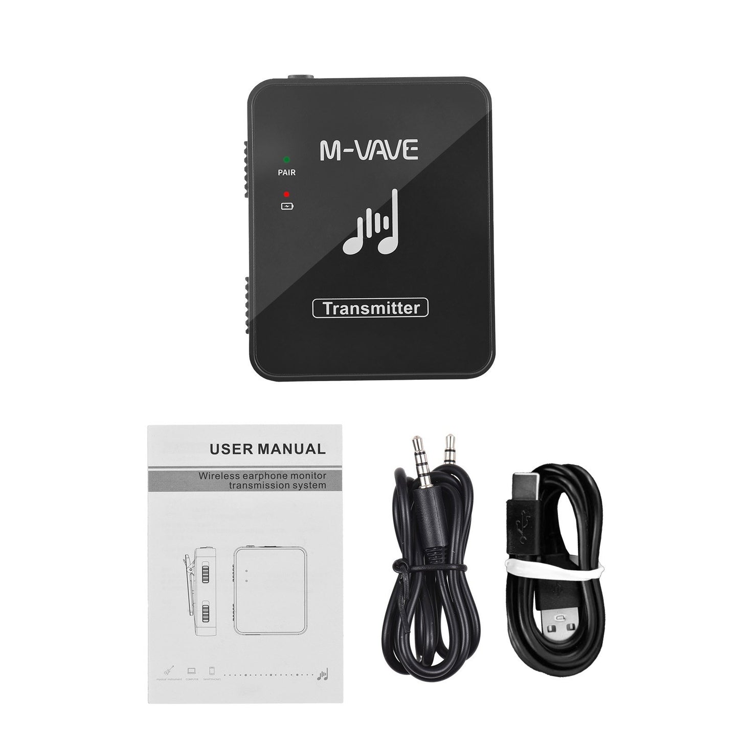 M-VAVE WP-10 Wireless Earphone Monitor System 2.4GHz Transmission