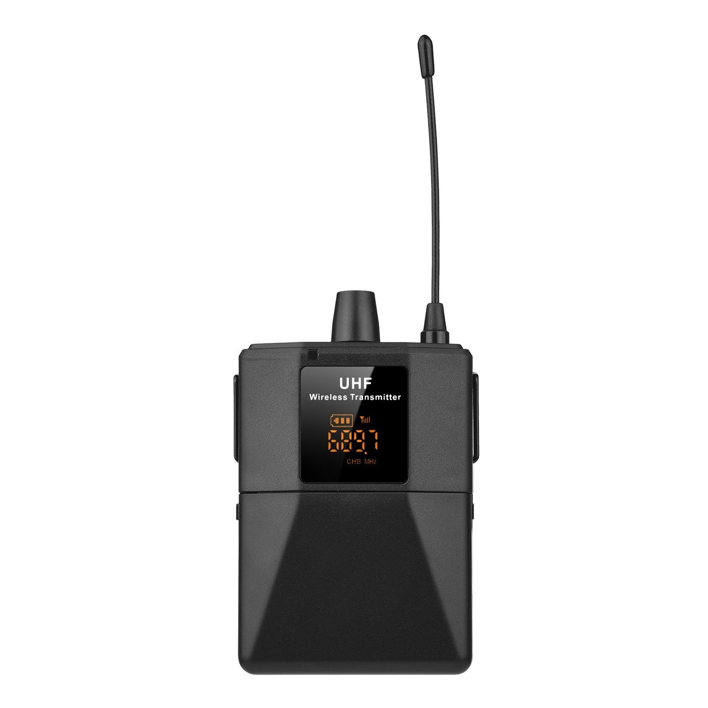 UHF Wireless Headset Microphone with LED Digital Display Transmitter & Receiver