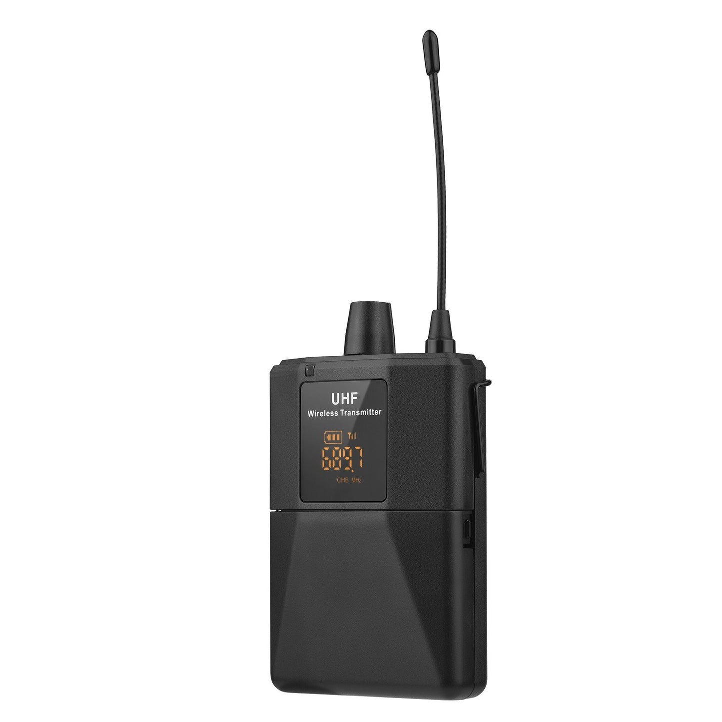 UHF Wireless Headset Microphone with LED Digital Display Transmitter & Receiver
