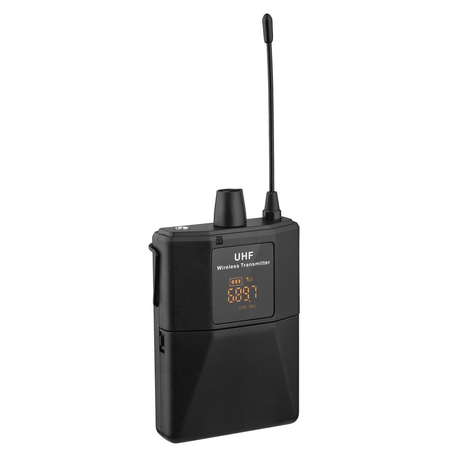 UHF Wireless Headset Microphone with LED Digital Display Transmitter & Receiver