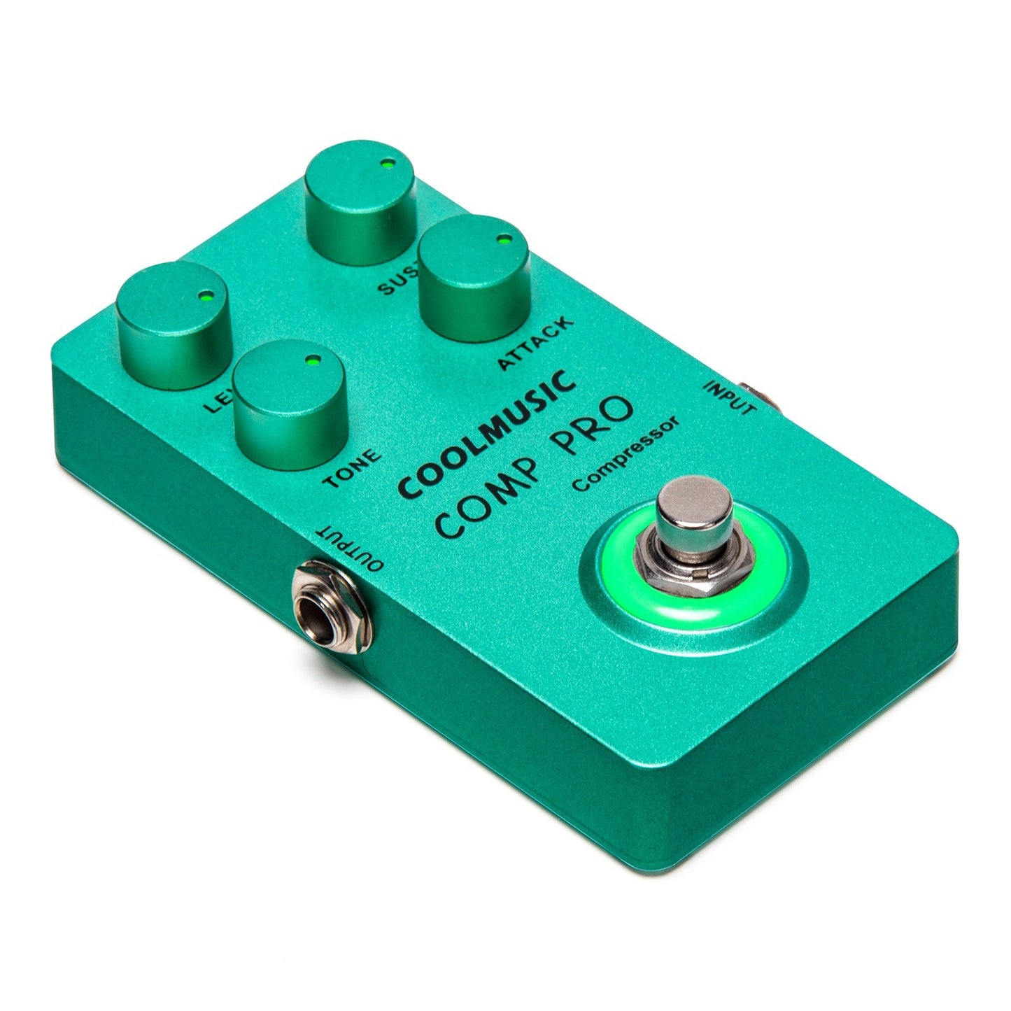 COOLMUSIC Noise Gate Pedal - True Bypass, Hard/Soft Mode, Foot Switch for Guitar & Bass