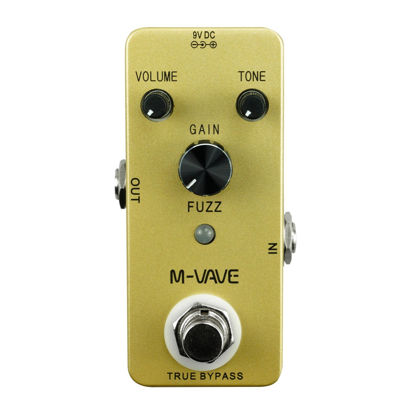 Vintage Fuzz Guitar Effect Pedal - M-VAVE True Bypass Zinc Alloy
