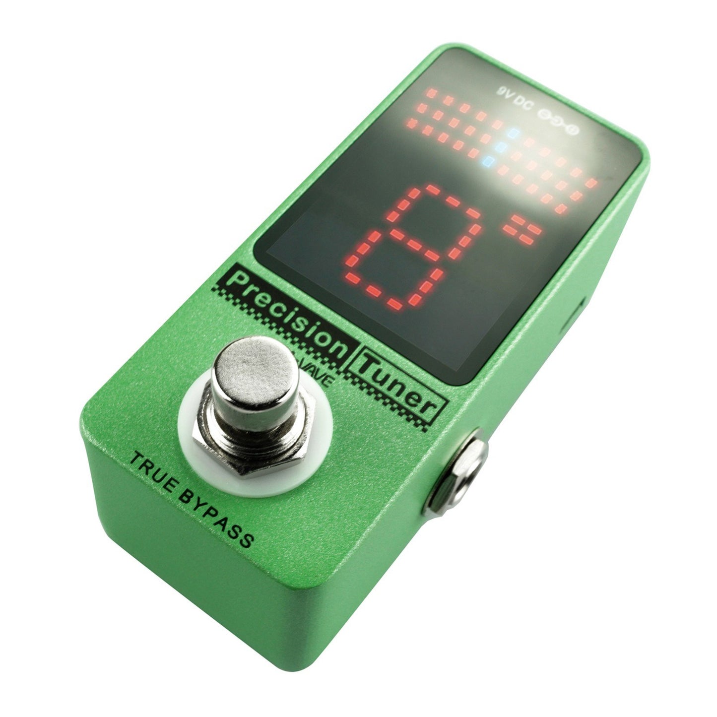 Precision Chromatic Guitar & Bass Tuner Pedal with LED Display & True Bypass - M-VAVE