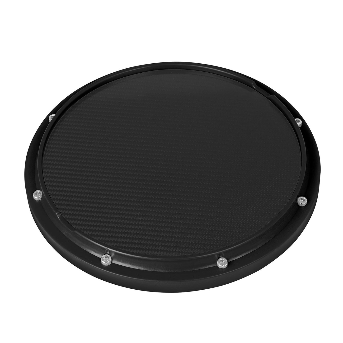 10 Inch Silent Drum Practice Pad - Carbon Fiber Percussion Accessory for Beginners & Professionals