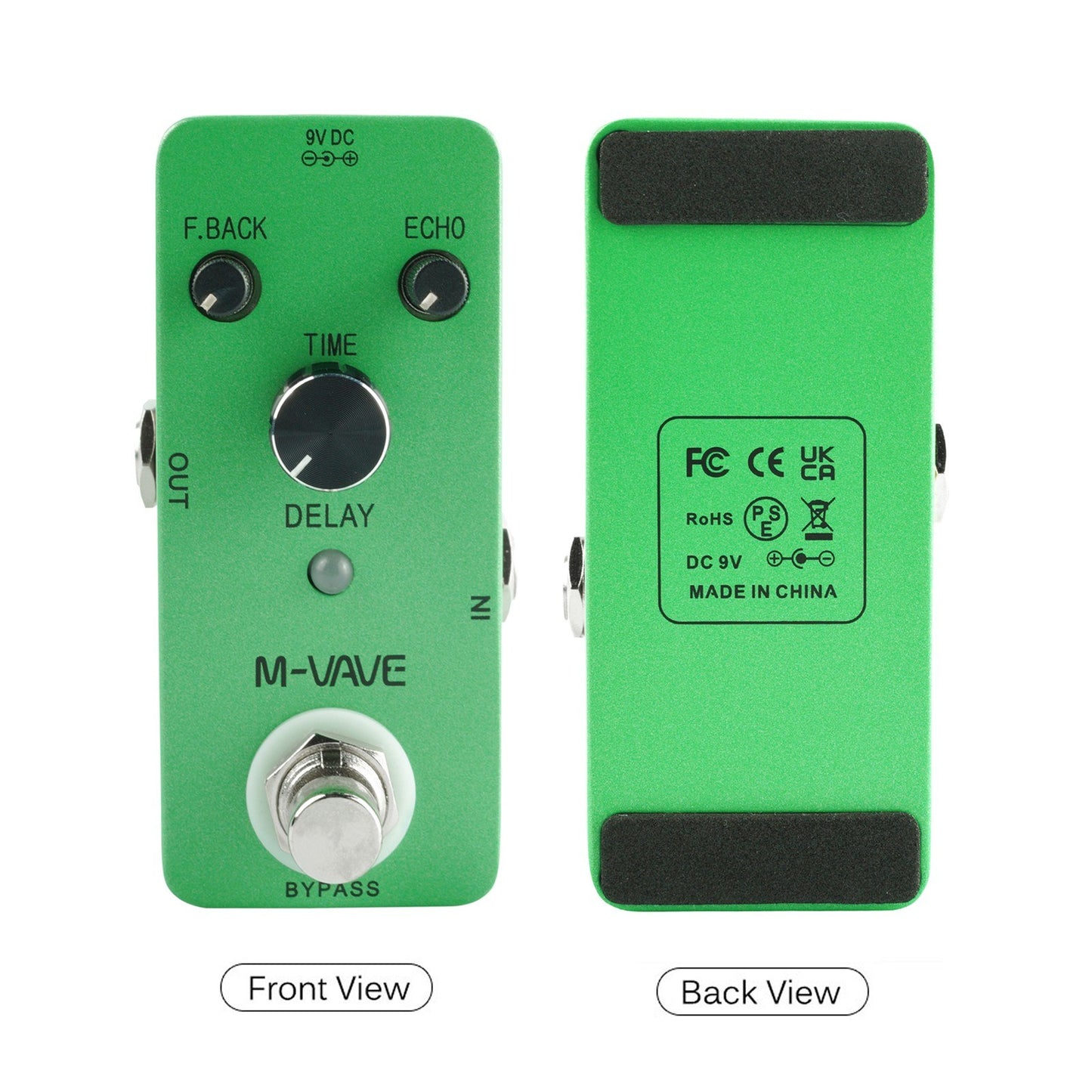 Analog Classic Delay Echo Guitar Pedal - M-VAVE True Bypass Zinc Alloy