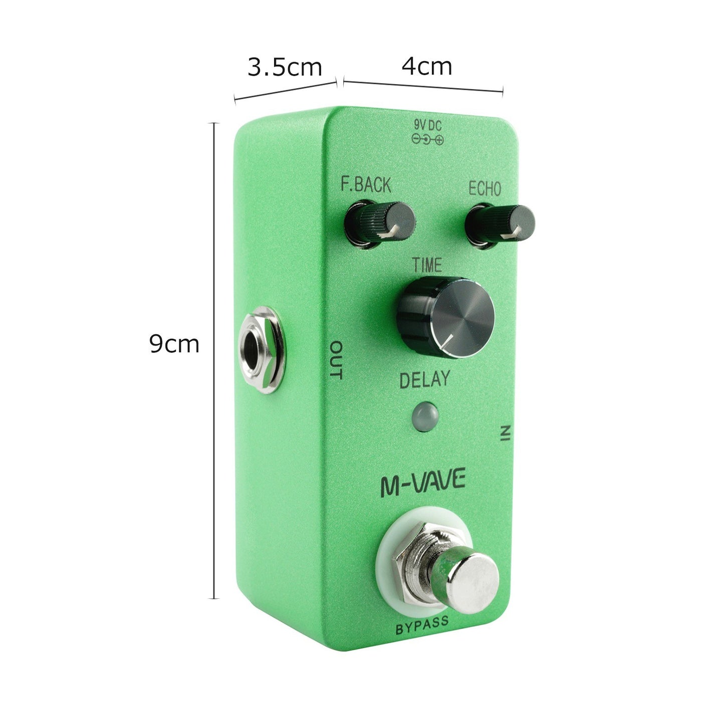 Analog Classic Delay Echo Guitar Pedal - M-VAVE True Bypass Zinc Alloy