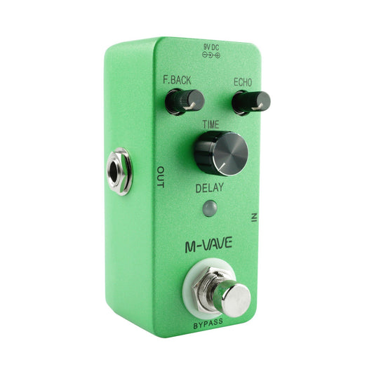 Analog Classic Delay Echo Guitar Pedal - M-VAVE True Bypass Zinc Alloy