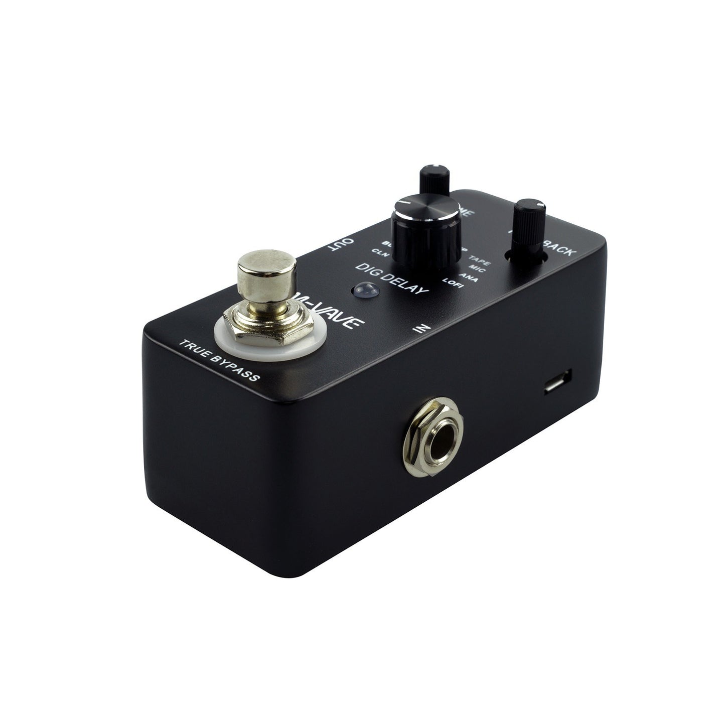 M-VAVE DIG DELAY Guitar Effect Pedal - 9 Digital Delay Effects, True Bypass, Full Metal Shell