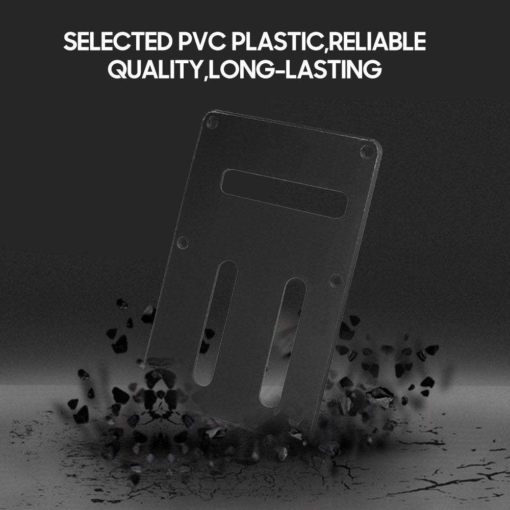 Electric Guitar Back Plate with 6 Holes & 3 Slots - Tremolo Spring Cover & Circuit Protector