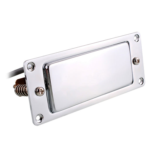 Chrome Plated Mini Humbucker Pickup Kit for LP Electric Guitar - Neck & Bridge Double Coil