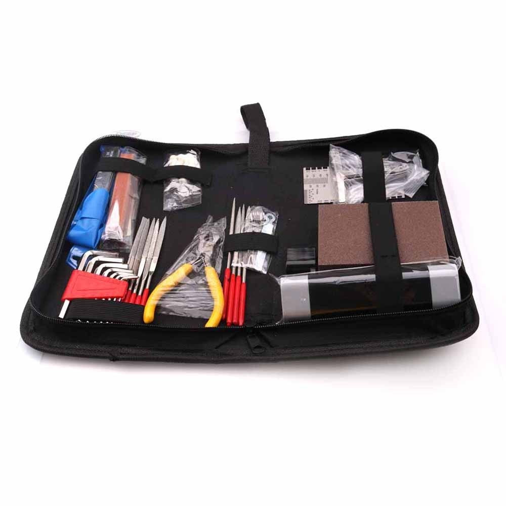 Guitar Repair & Maintenance Tool Kit, 57 PCS with Carry Bag