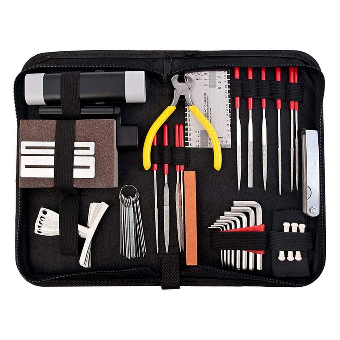 Guitar Repair & Maintenance Tool Kit, 57 PCS with Carry Bag