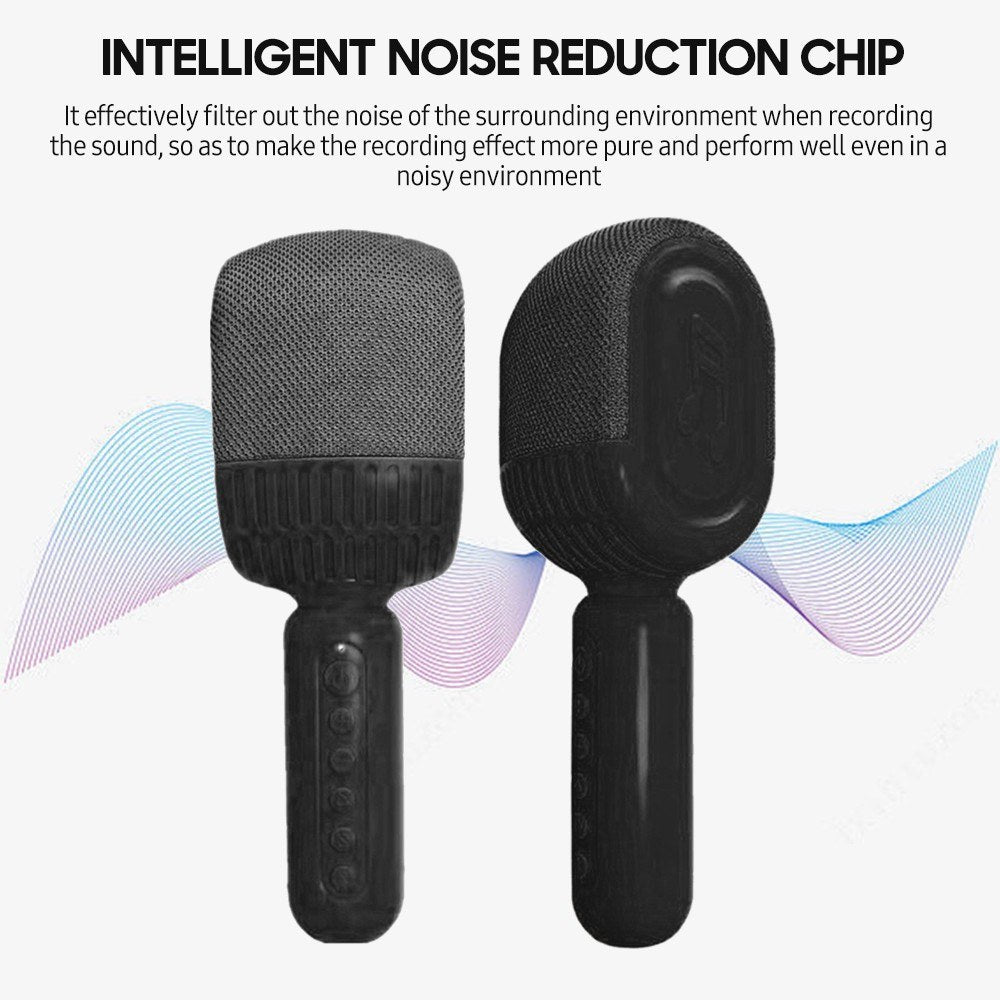 Bluetooth Karaoke Microphone with Hi-Fi Speaker