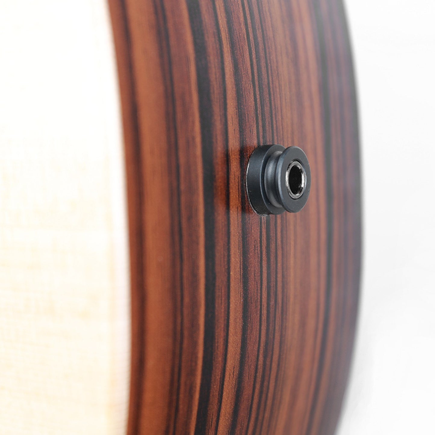 Double G0 Electric Bass Guitar Soundhole Resonance Pickup with Preamplifier Coil
