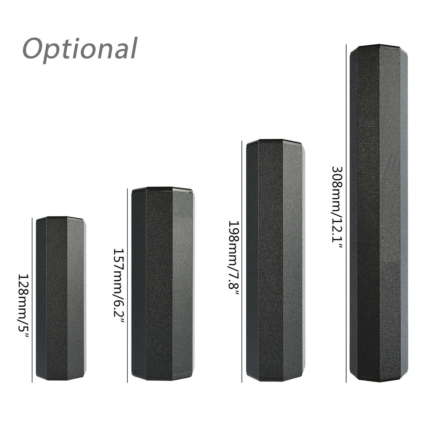 308mm Octagonal Aluminum Hand Shaker Maracas